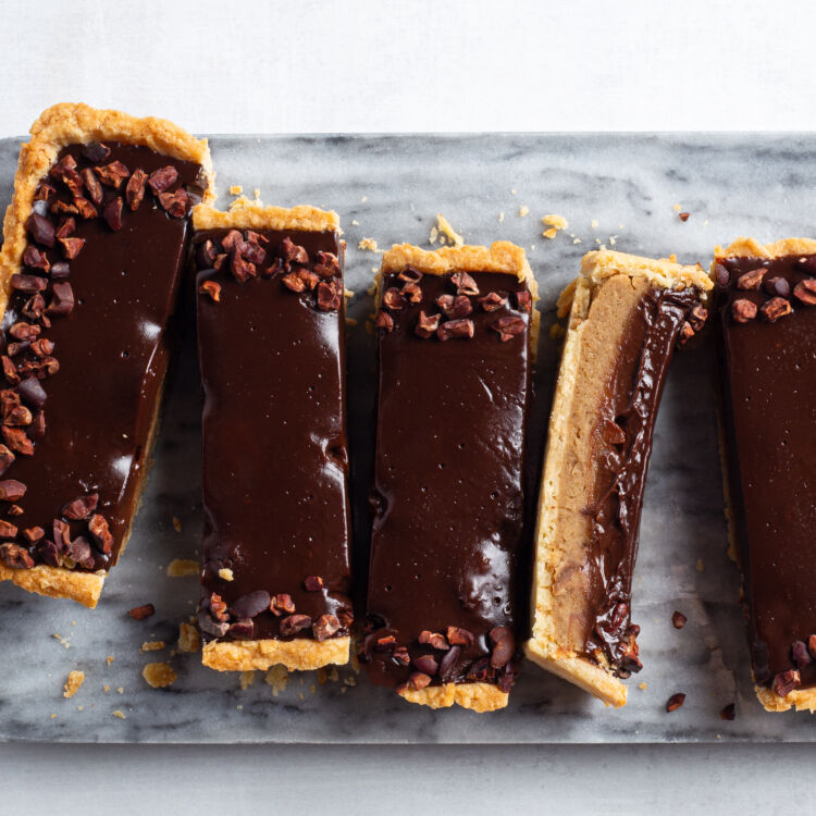 Chocolate Chestnut Ganache Tart