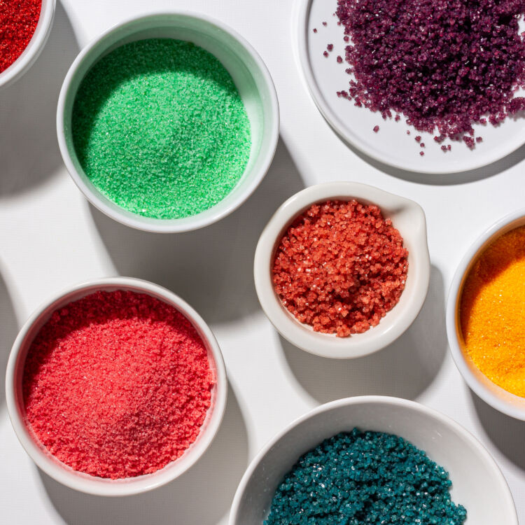 Coloured Sugar Crystals Edible Glitter