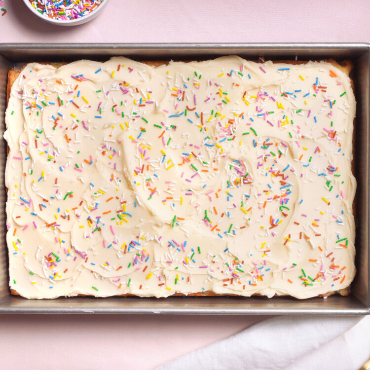 Confetti Sheet Cake