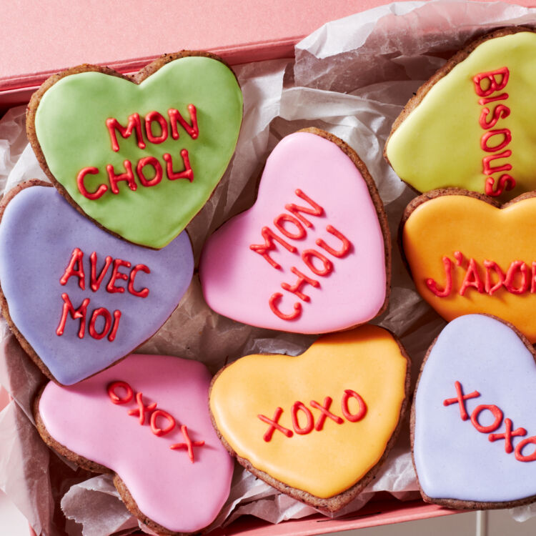 Conversation Hearts Sugar Cookies FR
