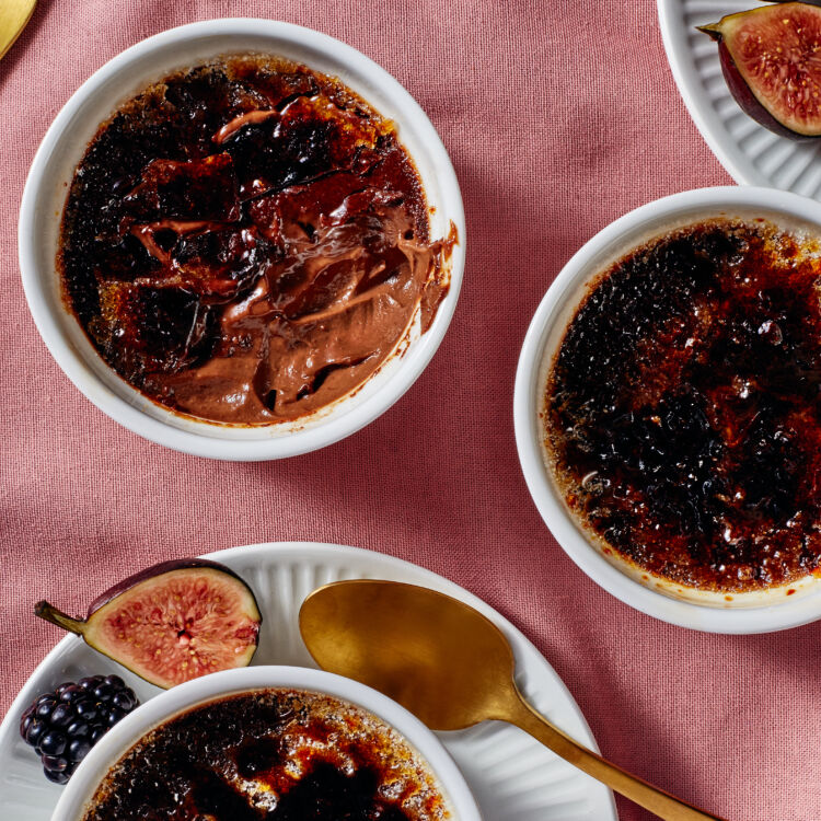 Dark Chocolate Creme Brulee