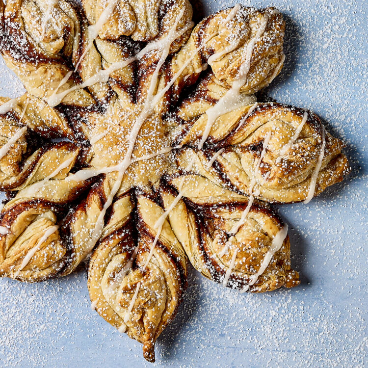 Glazed Cinnamon Sugar Snowflake