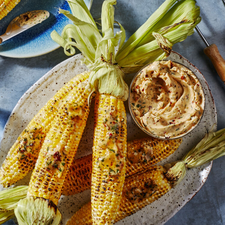 Grilled Corn Chipotle Lime Butter