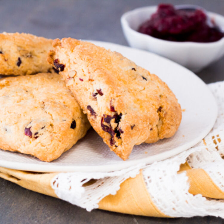 Lemon Cranberry Scones landscape hero web 1
