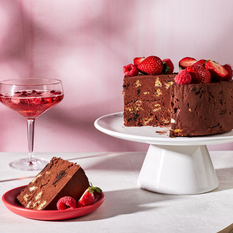 No Bake Mexican Chocolate Wafer Cake