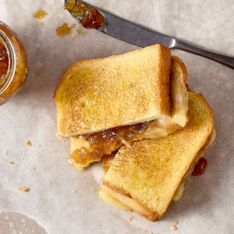 Onion Jam Grilled Cheese