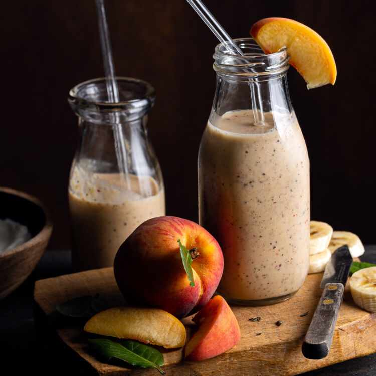 Peach Earl Grey Smoothie
