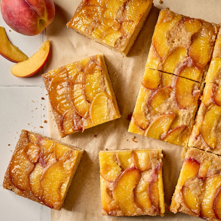 Peach Upside Down Squares