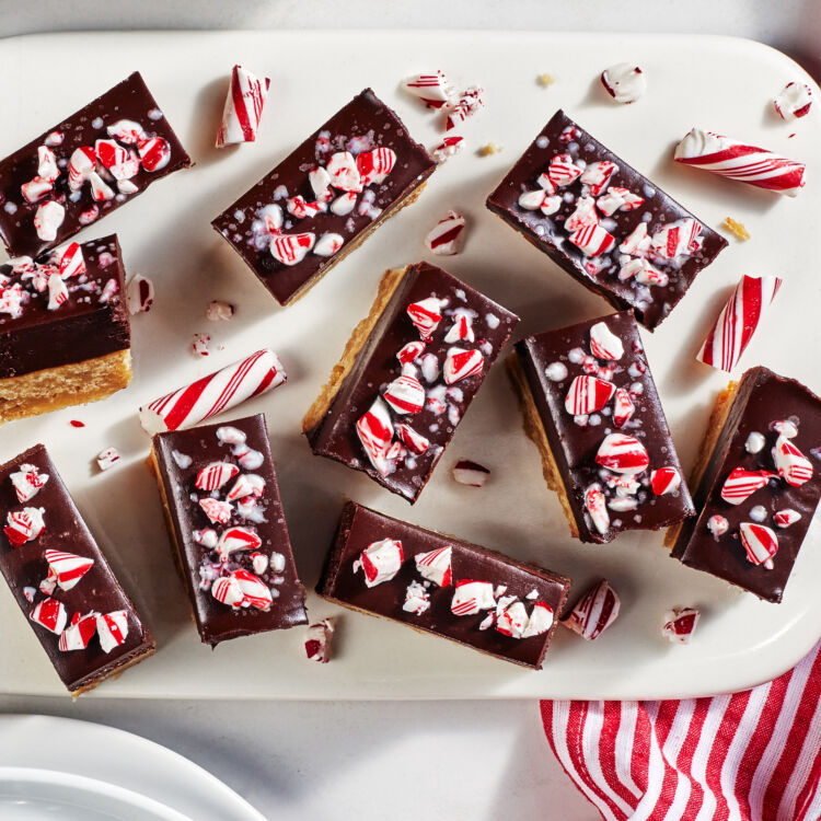 Peppermint Ganache Bars