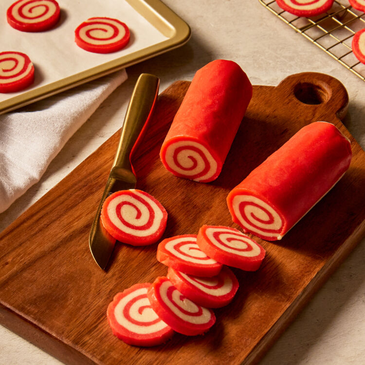 Peppermint Pinwheel Cookies