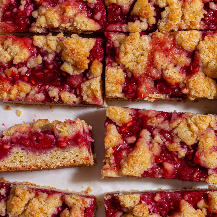 Raspberry Crumble Bars