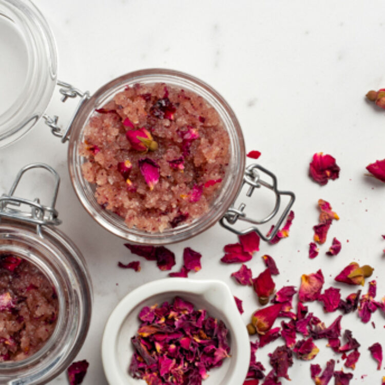 Rose Sugar Scrub landscape hero web