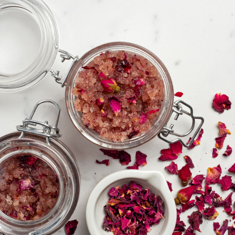 Rosewater Sugar Scrub