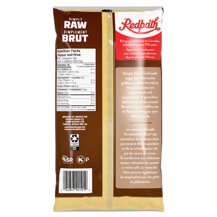 Simply Raw Turbinado Free F lowing Back