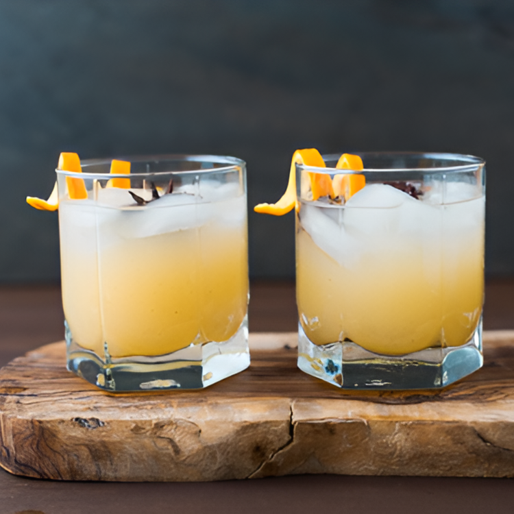 Spiced Vanilla Pear Cocktail