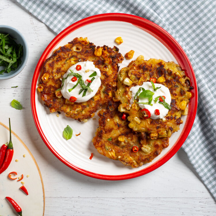 Sweet Chili Corn Fritters