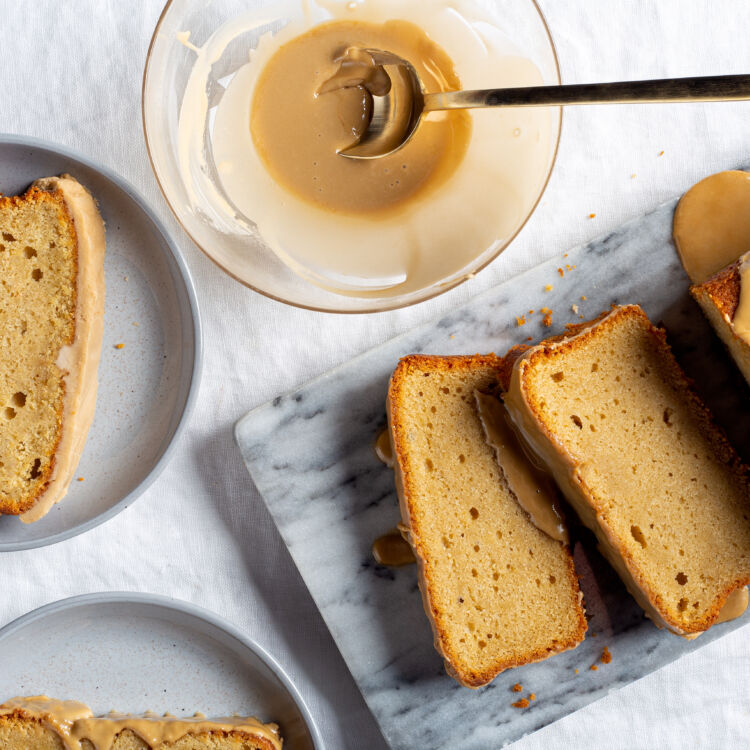 Vanilla Beer Cake with Beer Glaze