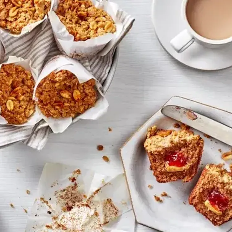 Vegan Peanut Butter Muffins 500x400 jpg itok57tslsda