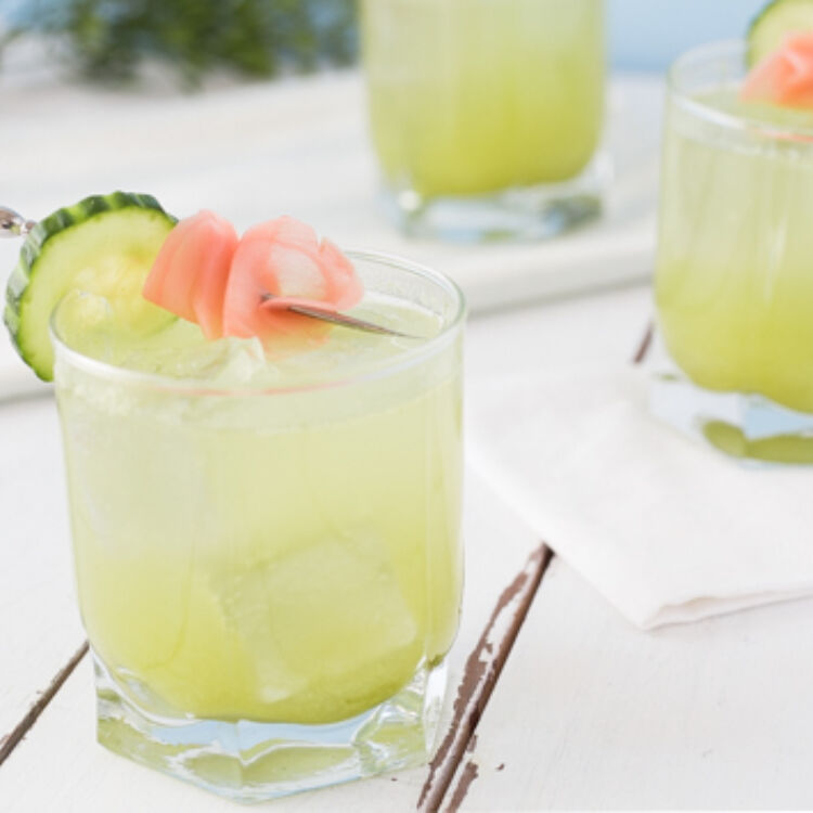 Spiced cucumber lemonade with gin web ready hero 2 of 2