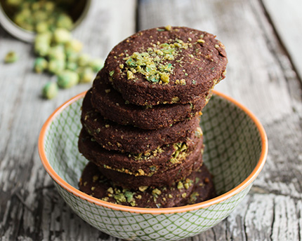 Shortbread Cookies, Chocolate Wasabi 