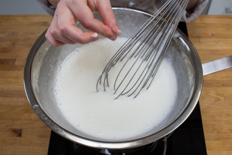 Test with fingers to see if sugar has dissolved