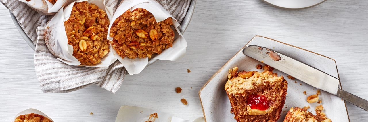 Peanut Butter and Jelly Muffins
