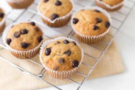 Chocolate Chip Banana Muffins