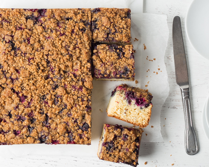 Blueberry Crumble Buckle