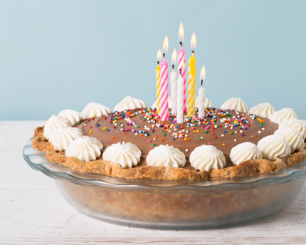 Birthday Cake Pie