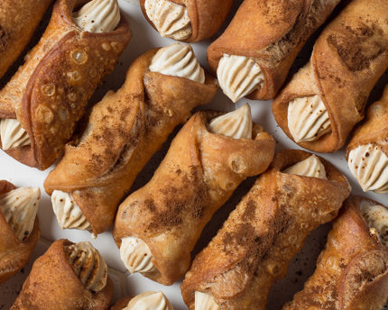 Canadian Coffee and Cream Cannoli