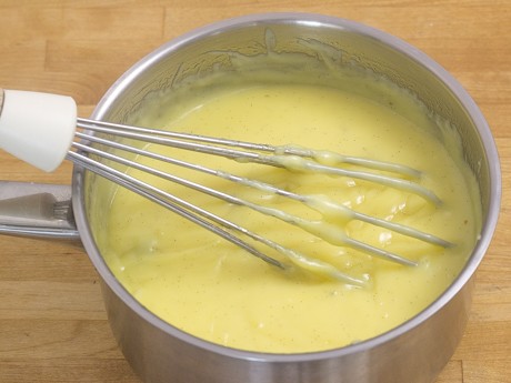 Thickened pastry cream with butter