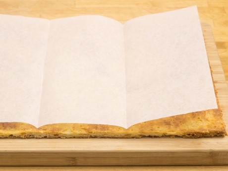 Baked puff pastry