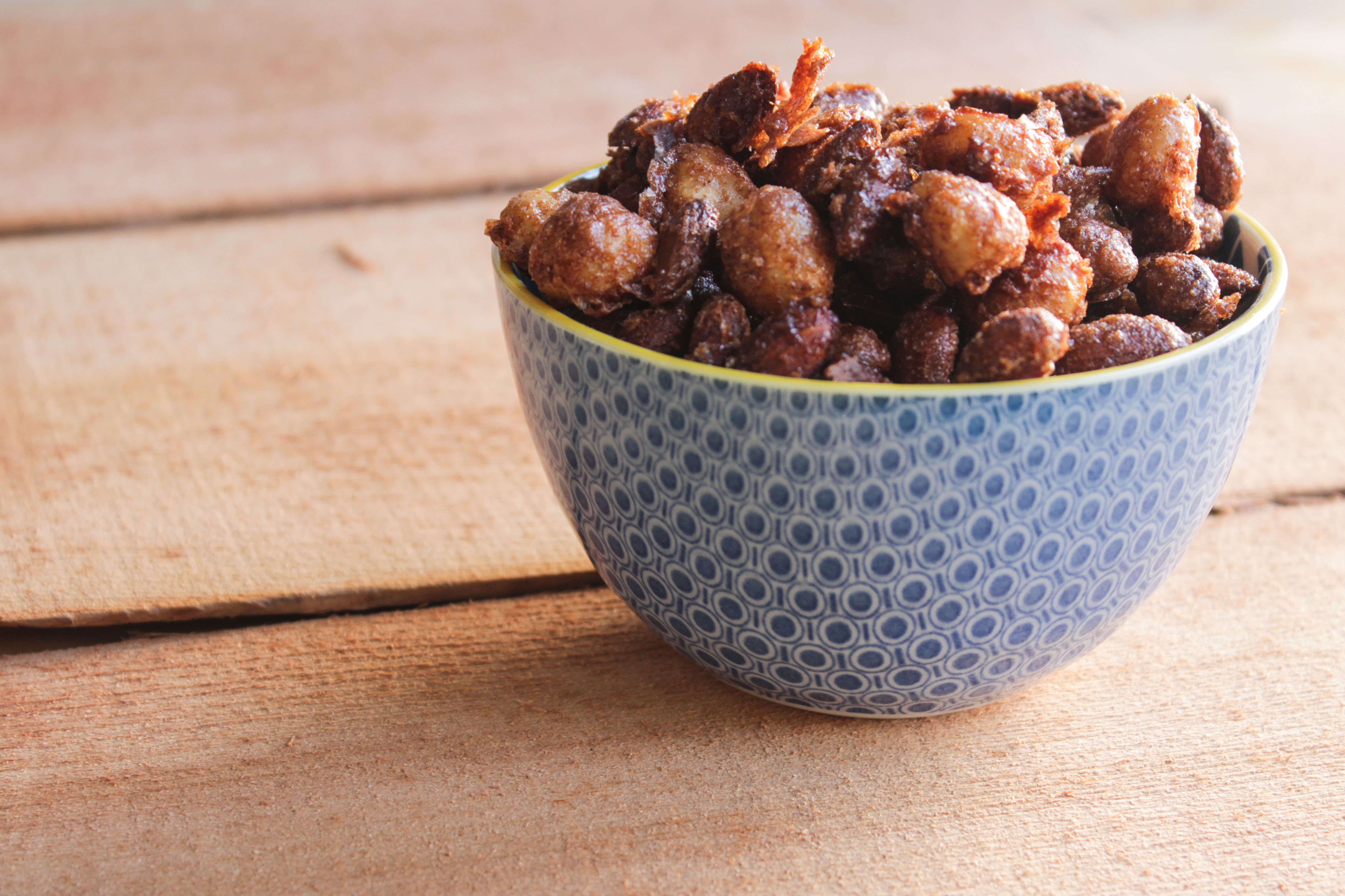 Easy Sweet and Spicy Candied Nuts