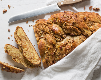 Braided Orange-Nut Loaf