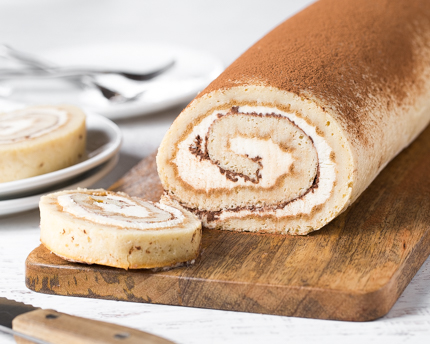 Tiramisu Pancake Roll