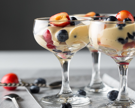 Zabaglione with Summer Fruits