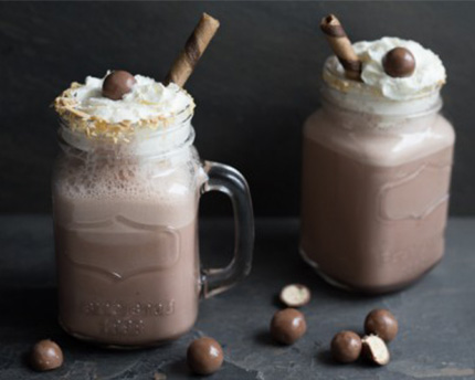 Malted Chocolate Milkshake