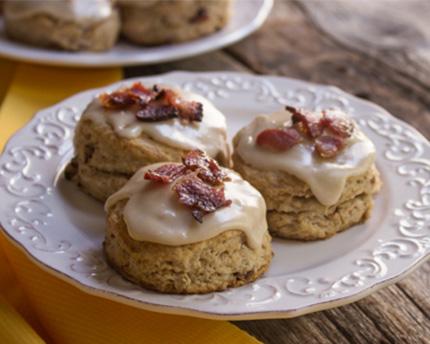 Maple Bacon Scones