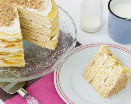 Maple Syrup Crepe Cake