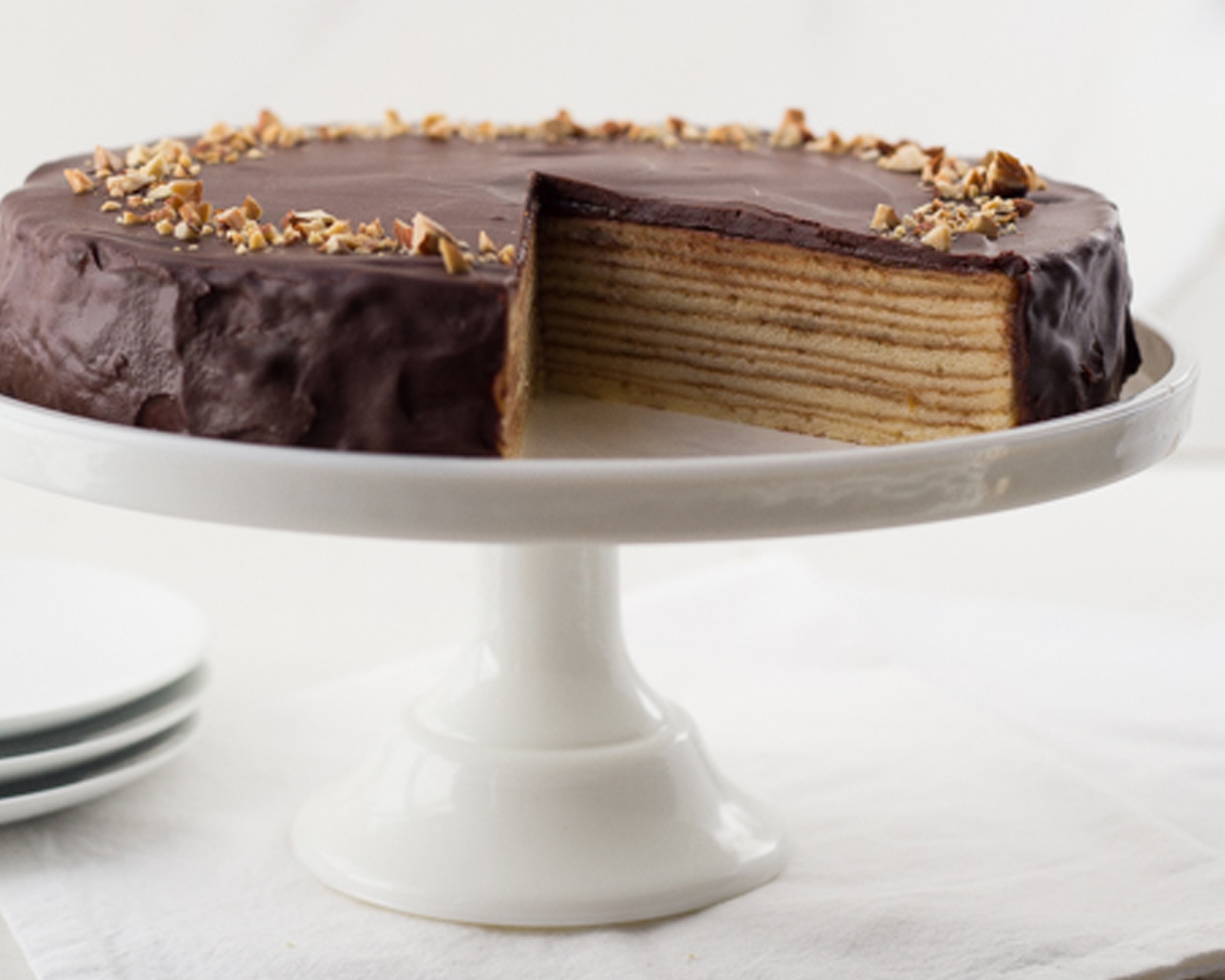 German Chocolate Snack Cake With Coconut-Pecan Frosting