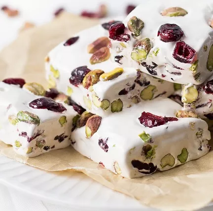 Cranberry Pistachio Nougat