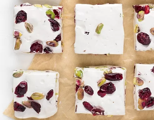 Cranberry Pistachio Nougat