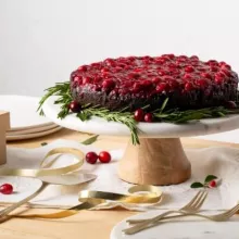 Slice of cake being picked up on a cake spatula