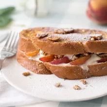 peach pecan french toast