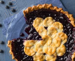 Blueberry pie