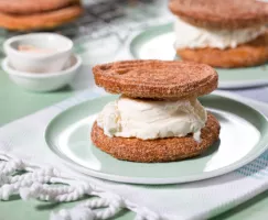 Churro Ice Cream Sandwiches