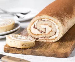 Tiramisu Pancake Roll