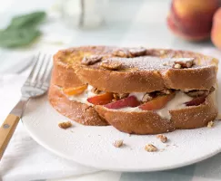 peach pecan french toast
