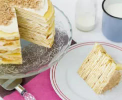 Maple Syrup Crepe Cake