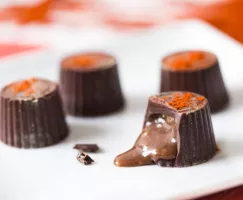 Spiced Hazelnut Cream Chocolates